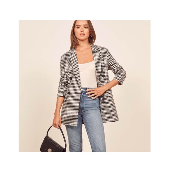 Reformation Jackets & Blazers - Reformation Rae blazer april check